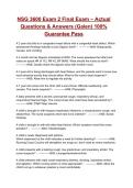 NSG 3600 Exam 2 Final Exam &ndash; &lpar;2026&rpar; Actual Questions & Answers &lpar;Galen&rpar; 100&percnt; Guarantee Pass&NewLine;