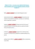 FEMA IS 700&period;b - An Intro to the NIMS EXAM Newest &NewLine;2026 Questions and Correct Detailed Answers Already &NewLine;Graded A&plus; 