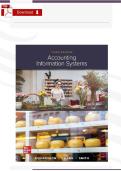 TEST BANK For Accounting Information Systems&comma; 3rd Edition by Vernon Richardson&comma; Verified Chapters 1 - 18&comma; Complete&NewLine;