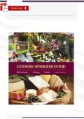 Accounting Information Systems&comma; 4th Edition &ndash; Vernon Richardson &ndash; Test Bank with Practice Questions and Verified Answers &lpar;All Chapters included&rpar;&NewLine;