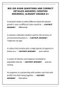 BIO 205 Exam Questions&colon; Verified A&plus; Answers & Study Guide&NewLine;&NewLine;