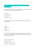 TMC Practice Exam Review Questions & Answers Best Rated A&plus;