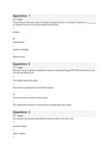 COSC 604 MIDTERM EXAM QUESTIONS AND ANSWERS
