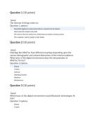 ISSC 451 QUIZ 1 &ndash; COMPLETE QUESTIONS AND ANSWERS&vert; 100&percnt; CORRECT&vert; 2026 VERSION