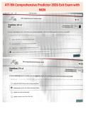 ATI RN Comprehensive Predictor 2026 Exit with NGN &ndash; 180 Screenshot Questions and Answers&NewLine;