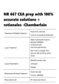 NR 667 CEA prep  &vert; with 100- accurate solutions &plus; rationales -Chamberlain&period;