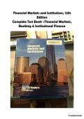 Financial Markets and Institutions&comma; 12th Edition &ndash; Jeff Madura &vert; Complete Test Bank &vert; Financial Markets&comma; Banking Systems & Institutional Finance Exam Prep