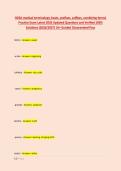 HOSA medical terminology &lpar;roots&comma; prefixes&comma; suffixes&comma; combining forms&rpar; &NewLine;Practice Exam Latest 2026 Updated Questions and Verified 100&percnt; &NewLine;Solutions &lpar;2026&sol;2027&rpar; &vert;A&plus; Graded &vert;Guaranteed Pass