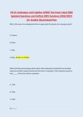 CR-21 Landscapes and Irrigation AZROC Test Exam Latest 2026 &NewLine;Updated Questions and Verified 100&percnt; Solutions &lpar;2026&sol;2027&rpar; &NewLine;&vert;A&plus; Graded &vert;Guaranteed Pass