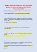 BUL 4421-Midterm FAU Gendler Exam Latest 2026 Updated &NewLine;Questions and Verified 100&percnt; Solutions &lpar;2026&sol;2027&rpar; &vert;A&plus; &NewLine;Graded &vert;Guaranteed Pass
