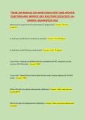 TEXAS LAW MODULE &lpar;20 HOUR&rpar; EXAM LATEST 2026 UPDATED &NewLine;QUESTIONS AND VERIFIED 100&percnt; SOLUTIONS &lpar;2026&sol;2027&rpar; &vert;A&plus; &NewLine;GRADED &vert;GUARANTEED PASS