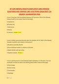 ATI CMS MENTAL HEALTH EXAM LATEST 2026 UPDATED &NewLine;QUESTIONS AND VERIFIED 100&percnt; SOLUTIONS &lpar;2026&sol;2027&rpar; &vert;A&plus; &NewLine;GRADED &vert;GUARANTEED PASS 