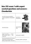 bios 255 exam 1 with expert curated questions and answers-Chamberlain