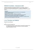 PRINCE2 Foundation 2026 - Complete Samenvatting 7 Principes 7 Thema's 7 Processen Projectmanagement &vert; 3 Praktijkcasussen &vert; Oefenvragen met Uitleg