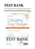 Test Bank For Calculating Drug Dosages&colon; A Patient-Safe Approach to Nursing and Math 3rd Edition Author's &colon; Castillo &comma; Werner-McCullough