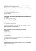Texas Pesticide Applicator Practice Exam Questions and Answers with Verified Solutions &lpar;Newest Edition&rpar; &vert; Already Graded A&plus; 