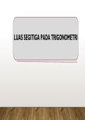 Presentasi Matematika Luas Trigonometri Rumus Cepat