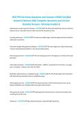 HESI PN Exit Exam Questions and Answers EXAM &lpar;Verified&NewLine;Answers&rpar; Newest 2026 Complete Questions and Correct&NewLine;Detailed Answers &vert;Already Graded A&plus;