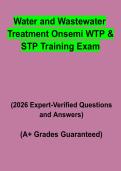 Water and Wastewater Treatment WTP & STP Training Exam Questions & Answers PDF &vert; Complete Certification Study Guide