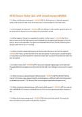 NFHS Soccer Rules Quiz with actual answers&commat;2026