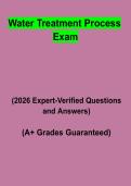 Water Treatment Process Exam Questions & Answers PDF &vert; Complete Water Operator Certification Study Guide