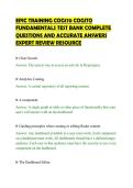 EPIC TRAINING COG170 COGITO FUNDAMENTALS TEST BANK COMPLETE QUESTIONS AND