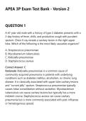 APEA 3P Exam Test Bank - Version 2