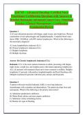 AOCNP &ndash; Advanced Oncology Certified Nurse &NewLine;Practitioner Certification Questions with Answers & &NewLine;Detailed Rationales Advanced Cancer Care &vert; Oncology &NewLine;Practice &vert; Clinical Management &vert; Certification &NewLine;Examination Review 