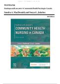 Test Bank - Stanhope and Lancasters Community Health Nursing in Canada&comma; 4th Edition &lpar;MacDonald&comma; 2022&rpar;&comma; Chapter 1-18 &vert; All Chapters&NewLine;