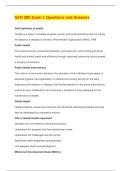 GCH 205 Exam 1 Questions and Answers