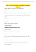GCH 205 Exam 1 Study Guide Questions and&NewLine;Answers
