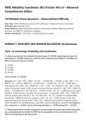 NERC Reliability Coordinator &lpar;RC&rpar; Practice Test v3 &ndash; Advanced&NewLine;Comprehensive Edition&NewLine;150 Multiple-Choice Questions &ndash; Advanced&sol;Hard Difficulty