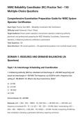 NERC Reliability Coordinator &lpar;RC&rpar; Practice Test &ndash; 150&NewLine;Multiple-Choice Questions&NewLine;Comprehensive Examination Preparation Guide for NERC System&NewLine;Operator Certification