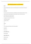 GCH 205 Questions and Answers