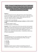 TCRN &ndash; Trauma Certified Registered Nurse Certification &vert; &NewLine;Comprehensive Trauma Nursing Study Guide&comma; Emergency &NewLine;Care&comma; Trauma Assessment&comma; Critical Management&comma; and &NewLine;Certification Examination Preparation