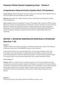 Fresenius Clinical Annual Competency Exam - Version 3&NewLine;Comprehensive Advanced Practice Question Bank &lpar;150 Questions&rpar;