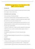 KYBOD Jurisprudence Test Questions with&NewLine;100&percnt; Correct Answers