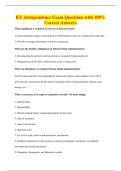 KY Jurisprudence Exam Questions with 100&percnt;&NewLine;Correct Answers