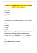 KYBOD Jurisprudence Exam Questions with&NewLine;100&percnt; Correct Answers