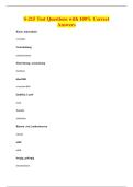 S-215 Test Questions with 100&percnt; Correct&NewLine;Answers