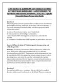 CCRN-NEONATAL QUESTIONS AND CORRECT ANSWERS &NewLine;WITH DETAILED RATIONALES &vert; LATEST VERSION PDF &NewLine;Questions with Detailed Rationales &vert; 2026&sol;2027 Update &NewLine;&vert; Complete Exam Preparation Guide 