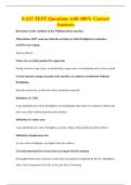 S-215 TEST Questions with 100&percnt; Correct&NewLine;Answers