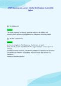 APRP Questions and Answers with Verified Solutions &vert; Latest 2026&NewLine;Update