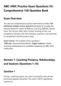 NBC-HWC Practice Exam Questions V2&colon;&NewLine;Comprehensive 150-Question Bank