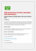Test Bank For APEA 3P Actual Exam&vert; Latest Edition 2025-2026 Graded A&plus;