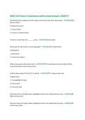 BIOD 152 Exam 4 Questions with actual answers 2026&excl;&excl;&excl;&excl;