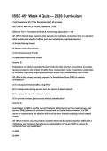 ISSC 451 Week 4 Quiz &ndash; Information Systems Security Study Guide and Practice Questions &lpar;2026&rpar;