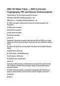 ISSC 451 Week 5 Quiz &mdash; 2026 Curriculum Cryptography&comma; PKI&comma; and Secure Communications&period;