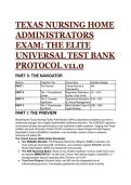 Texas Nursing Home Administrator &lpar;NFA&rpar; Exam Prep 2026&sol;2027 &vert; Elite Universal Test Bank Protocol &vert; 29&plus; Premium Questions&comma; Answers & Mentor Rationales