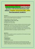NSG5140 Week 5 Midterm Exam &vert; Advanced &NewLine;Pathophysiology NSG5140 Expert-Verified &NewLine;Questions with Detailed Rationales 2026 &NewLine;Edition &vert; Complete Actual Exam Q&A &vert; 100&percnt; &NewLine;Pass Guaranteed &vert; Graded A&plus; 